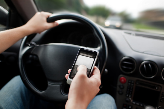 Distracted driving tickets, Text messaging while Driving